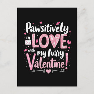 Passief verliefd op mijn harige Valentijn Feestdagenkaart
