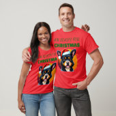 Passief vrolijk kerstfeest t-shirt (Unisex)