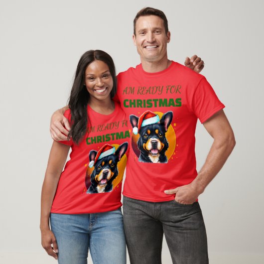 Passief vrolijk kerstfeest t-shirt (Unisex)