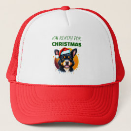 Passief vrolijk kerstfeest trucker pet