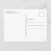 Passief Vrolijk Kerstmis Hond Kat Pet Business Feestdagenkaart (Achterkant)