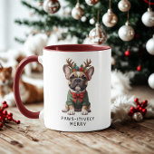 Passief vrolijke Franse Bulldog Frenchie Koffie Mok