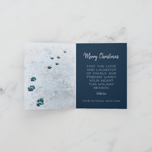 Passief Wonderful Bull terrier Kerst Kaart (Binnen)