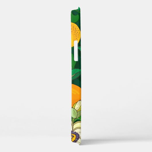 Passieflower Bloom: zwarte achtergrond . Case-Mate iPhone Case (Achterkant / Rechts)