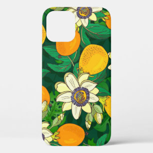 Passieflower Bloom: zwarte achtergrond . Case-Mate iPhone Case