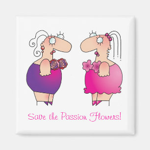 PASSIESTROMEN! Borstkanker Awareness Magnet