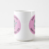 Passieve agressief (extern werk) (roze) koffiemok (Center)