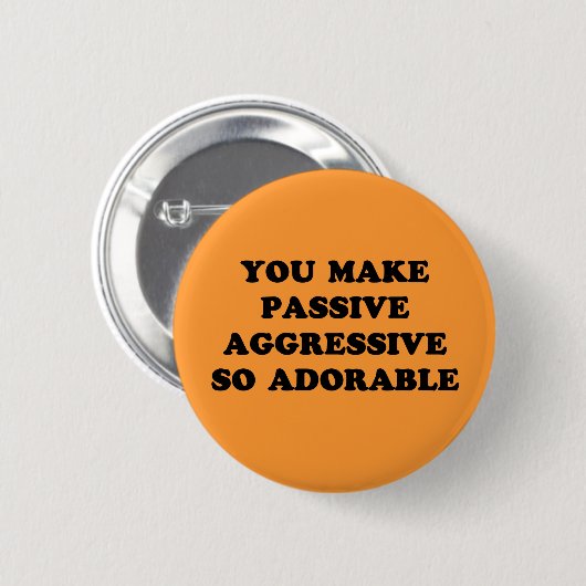 Passieve agressieve Button (Voorkant /achterkant)