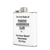 Passieve agressieve club heupfles (Links)