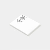 Passieve agressieve club post-it® notes (Schuin)