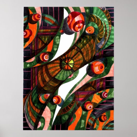 Passieve nieuwsgierigheid poster (Voorkant)