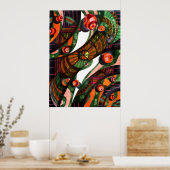 Passieve nieuwsgierigheid poster (Keuken)