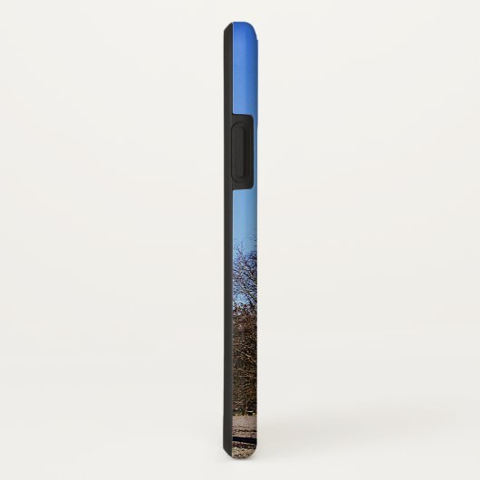 Passieve spoorwegovergang met sporen & opbrengstte Case-Mate iPhone case (Achterkant / rechts)