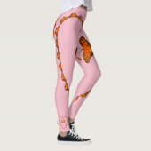 Passievlinders in hartroze - Dans met mij Leggings (Rechts)