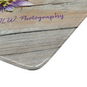 Passievloer op roestvrij hout snijplank (Hoek)