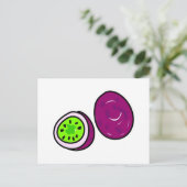 passievrucht briefkaart (Staand voorkant)