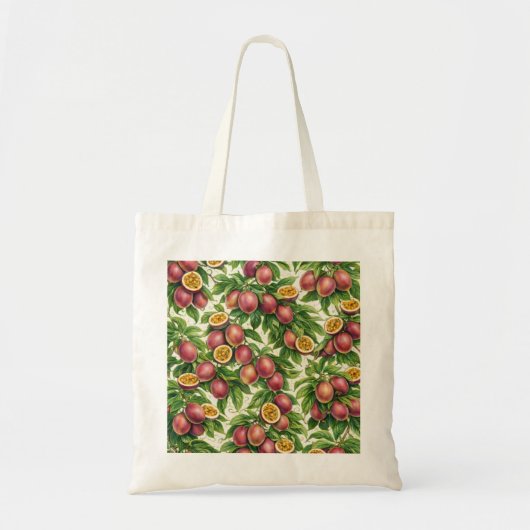 Passievrucht Plakken Tropisch Tote Bag (Voorkant)