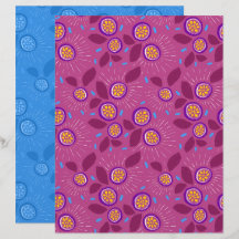 Passievrucht scrapbookpapier