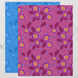 Passievrucht scrapbookpapier