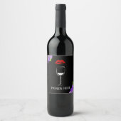 PASSIEVRUCHT Wijnetiket Fles Wijn Etiket (Voorkant)