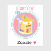 Passievrucht yoghurt sticker (Vel)