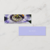 Passiflora 3 Floral Fotografie Mini Visitekaartje (Voorkant / Achterkant)