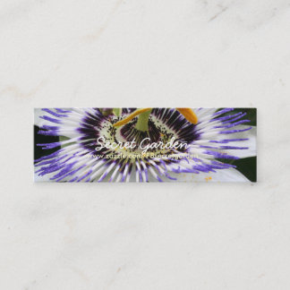 Passiflora 3 Floral Fotografie Mini Visitekaartje