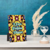 Passiflora caerulea-patroon fotoplaat (Zijkant)