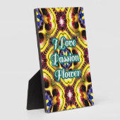 Passiflora caerulea-patroon fotoplaat (Zijkant)