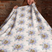 Passiflora fleece deken