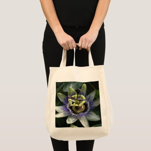 Passiflora Fleur de la Passion Grocery Bag Tote Bag (Voorkant (product))