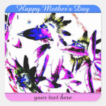 Passiflora Porcelain Floral Pattern Sticker