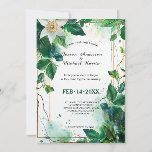 Passiflora Serenity Kaart (Voorkant)