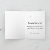 Passing Out Parade, Britse Legerbadge gefeliciteer Kaart (Binnen)