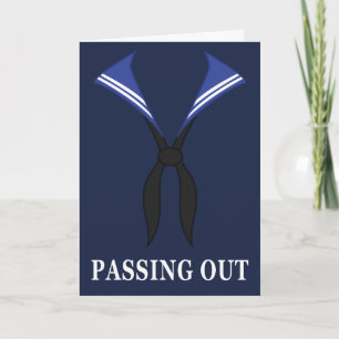 Passing Out Parade Britse marine uniform gefelicit Kaart