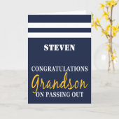 Passing Out Parade Britse marine uniform gefelicit Kaart (Gele Bloem)