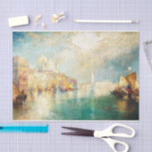 Passing Shower, Venetië, 1902, door Thomas Moran Tissuepapier (Craft)