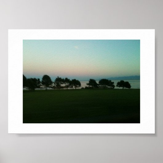 Passing Trees Canada Kleurenfotografie Poster (Voorkant)