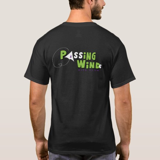 PASSING WIND KITE CLUB MANNEN SHIRT (Achterkant)