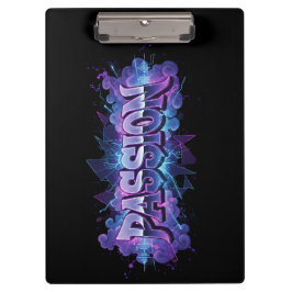 Passion Cyberpunk Typography – Vibrant Modern Word Klembord