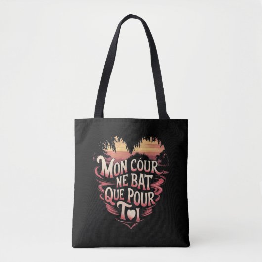 Passion des Coeurs Tote Bag (Voorkant)