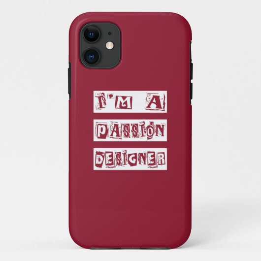 Passion Designer Case-Mate iPhone Case (Achterkant)