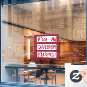 Passion Designer Raamsticker