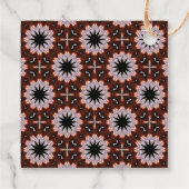 Passion Fire Modern Chalkboard Zeg Bedankt Bedankjes Labels (Achterkant)