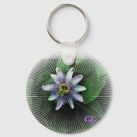 Passion Flower 3, CE Sleutelhanger (Voorkant)