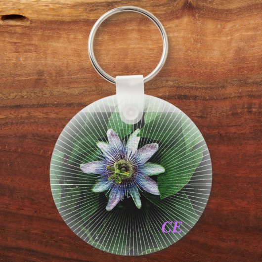 Passion Flower 3, CE Sleutelhanger (Voorkant)