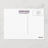 Passion Flower Briefkaart (Achterkant)