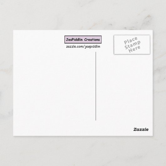 Passion Flower Briefkaart (Achterkant)