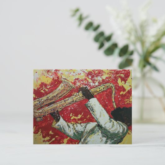 Passion Flower Briefkaart (Staand voorkant)