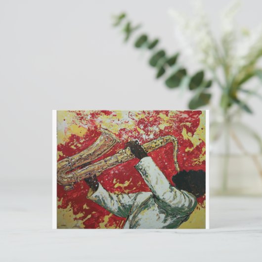 Passion Flower Briefkaart (Staand voorkant)